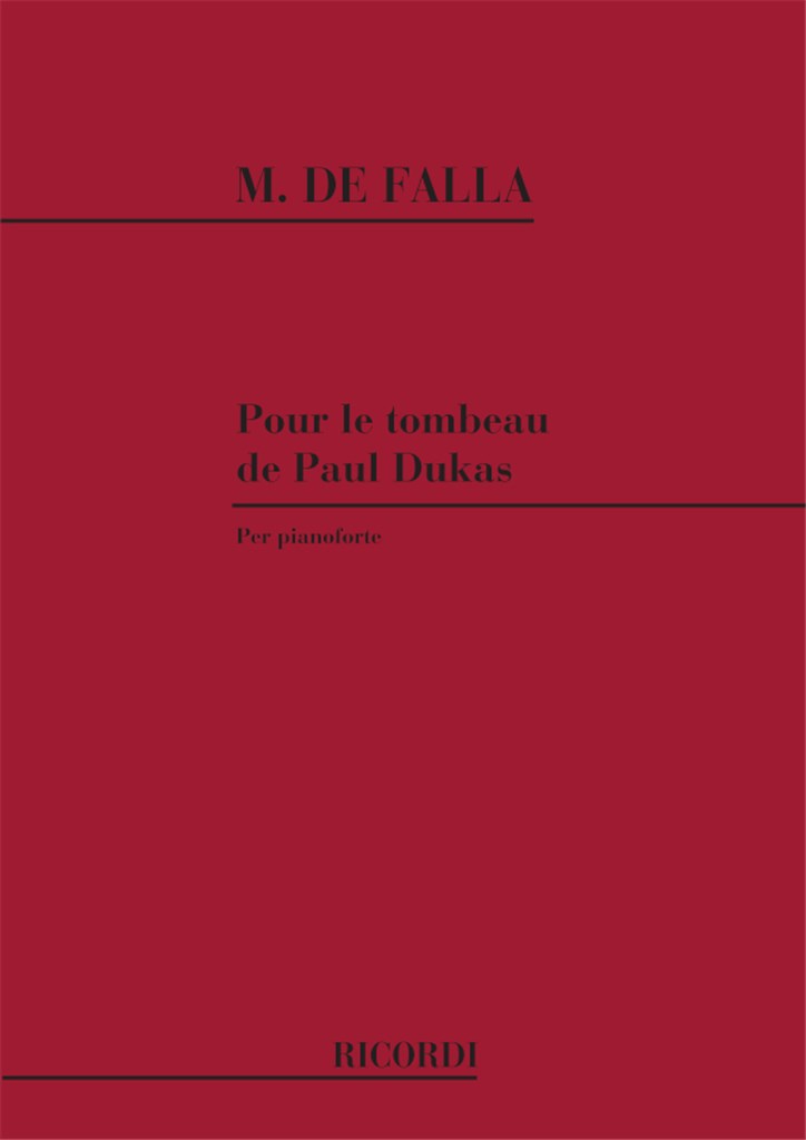 Homenaje Pour Le Tombeau De Paul Dukas